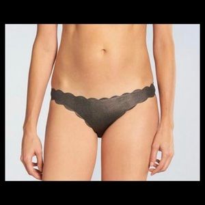 NWOT Pilyq Wave Reversible Sterling Bottoms Small